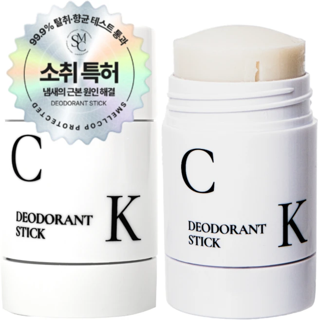 스멜캅 99.9% 겨드랑이 냄새 제거 땀억제 데오드란트 스틱, 40g, 2개 - 쿠팡