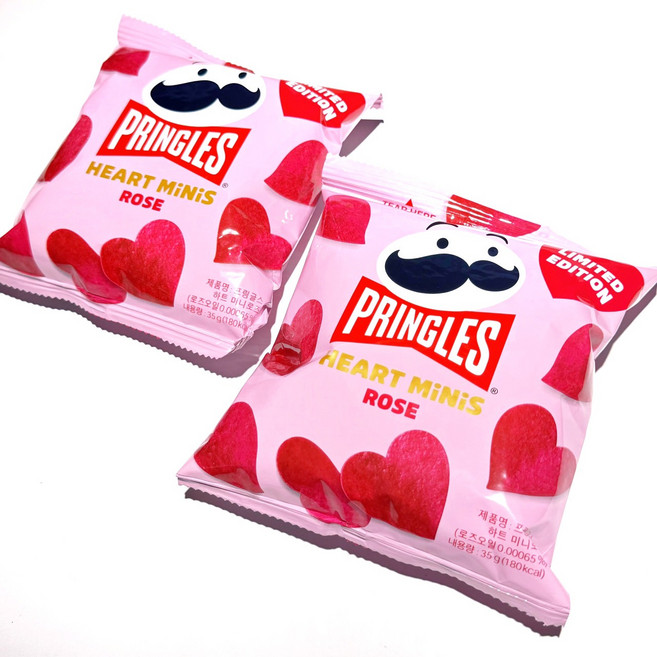 Pringles Heart Minis Rose 期間限定, 35g, 1個