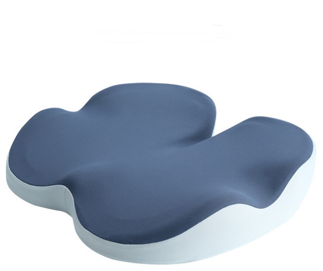 알피엠 엉덩이 바른자세 꼬리뼈 직장인 메모리폼 방석 슈가블루