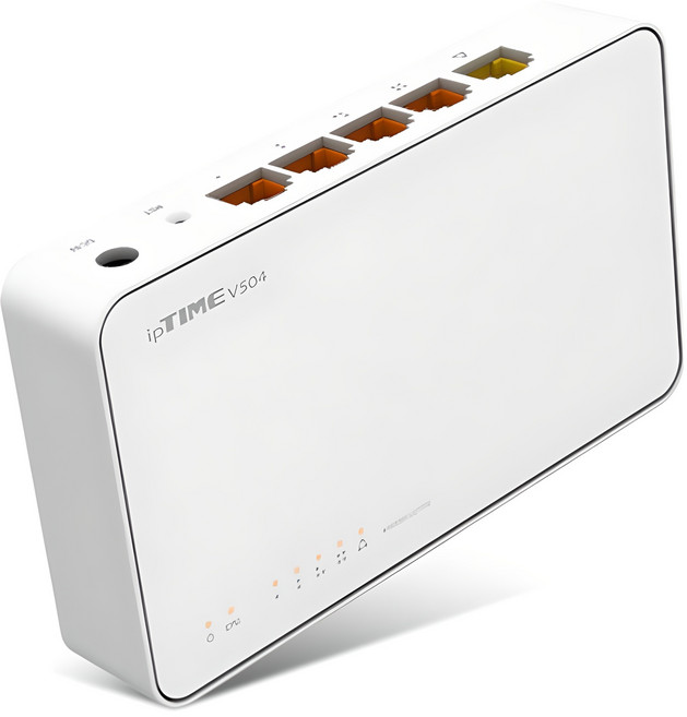 ipTIME 4LAN 포트 유선 공유기, V504, 1개
