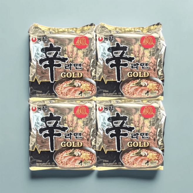 농심 신라면골드 125g 4개입 4봉 총16개, 16개