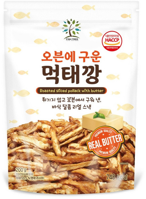 피쉬트리 오븐에 구운 먹태깡 200g x 2, 2개