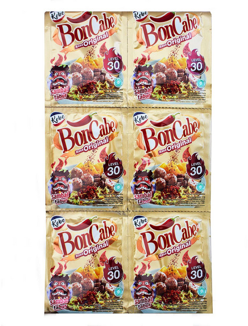 코베 본 카베 (본카베) 삼발 타부르 (뿌리는 칠리 플레이크 Kobe Bon Cabe (Boncabe) Sambal Tabur (Sprinkle Chili Flakes) Level, 308.44g, 1개