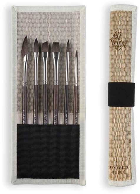 아트시크릿 973 수채화 어반스케치 청솔모 자연모 붓세트, 1개, 세트