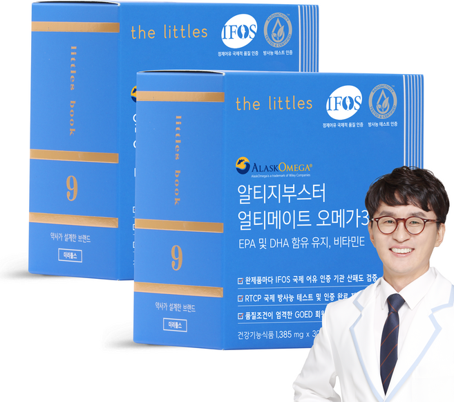 더리틀스 알티지부스터 얼티메이트 EPA DHA 알티지 오메가3 rTG 30캡슐 2박스, 30정, 2개