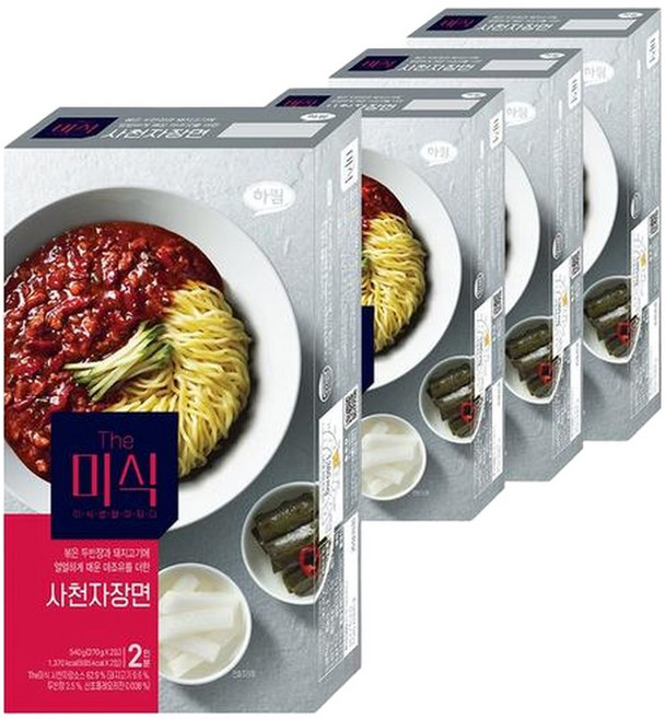 더미식짜장면 사천자장면 540g 4개 (270g x 8입), 32개