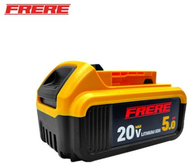 프레레 20V 5.0Ah 밧데리 리튬이온 디월트 디월드 호환 가능, 1개