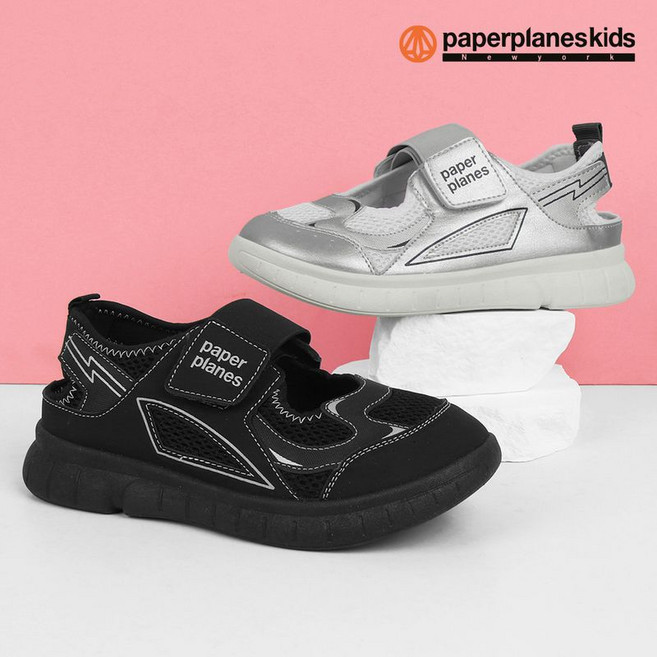 페이퍼플레인키즈 아동 샌들 유아 키즈 초등 스트랩 신발 주니어 어린이 운동화 발편한 남아 여아 쿠션