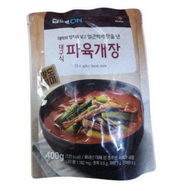 청청원 얼큰한 대구식 파육개장 가정간편식 별미, 400g, 2개