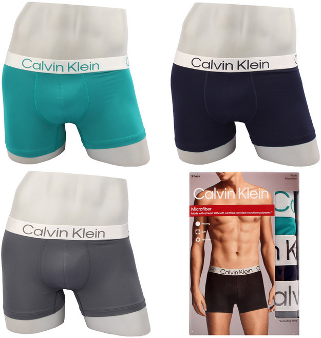 캘빈클라인 남성 팬티 드로즈 NP28510 424 3장 세트