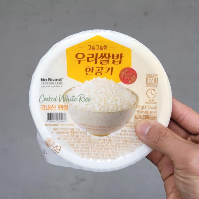 노브랜드 우리쌀밥 한공기, 210g, 9개