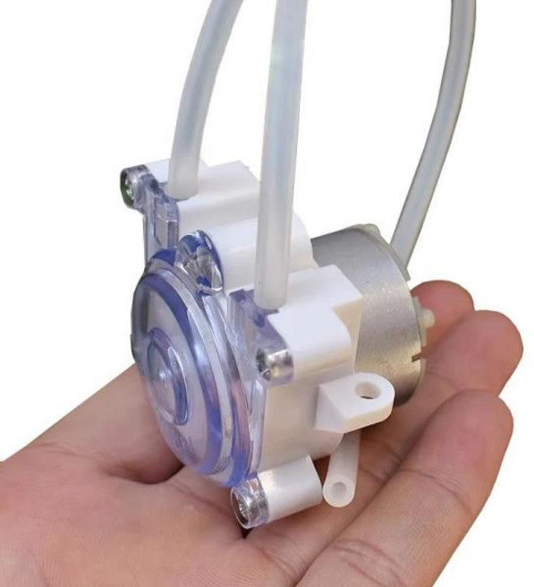 실험실 잉크 샘플링 펌프용 마이크로 연동 펌프 소형 미니 500 기어 모터 액체 물 압착 DC 6V-12V, 01 CN, 01 Peristaltic Pump, 1개