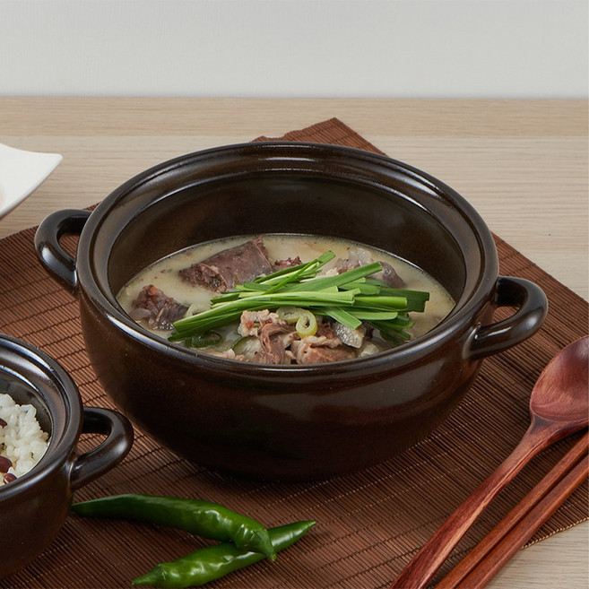 아트웨어 국산 옹기방 황토 내열냄비 뚝배기 계란찜 솥밥, 1개, 18.5cm