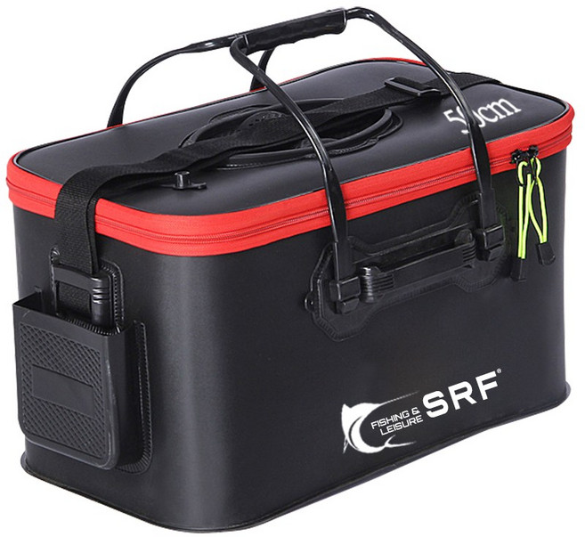 SRF 살림통 밑밥통 접이식 EVA 크릴 바구니, 03.밑밥/살림통 50형(블랙)