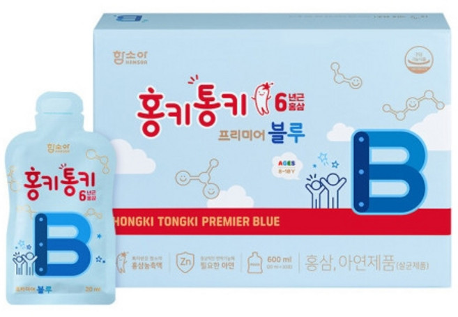 함소아 홍키통키 프리미어 블루 30포 1개