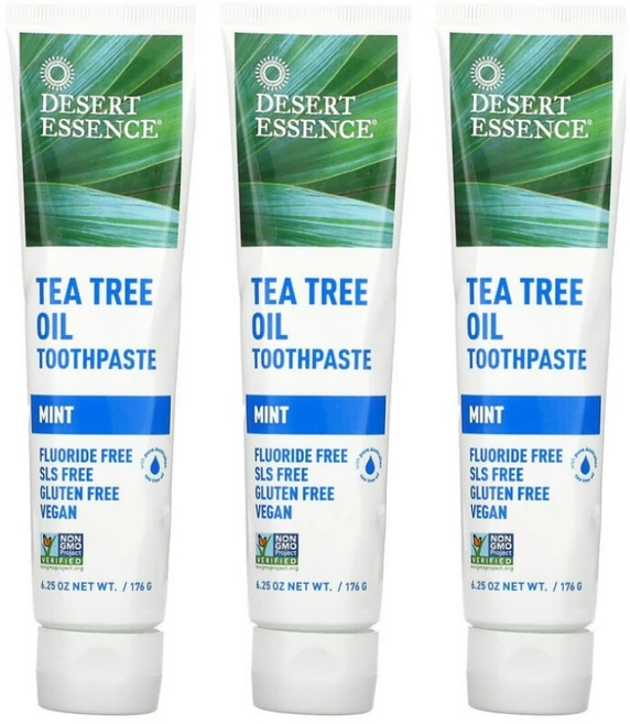 데저트에센스 티트리 치약 민트향 176g DES-22055, 3개 - 쿠팡