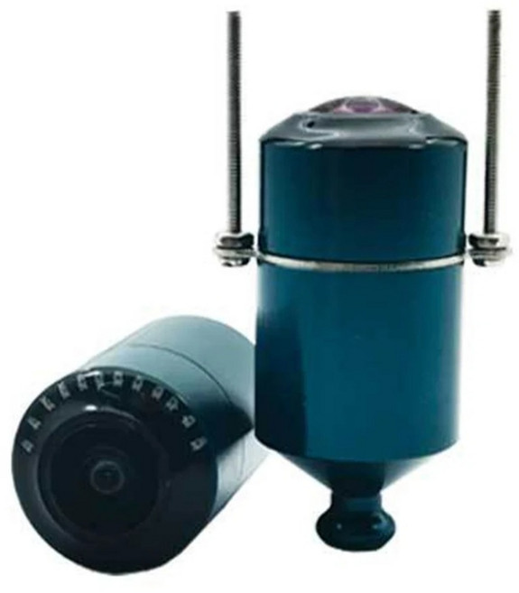 휴대용 어군탐지기 낚시 어탐기 감지기 수중카메라 낚시용 수중 낚시 카메라 방수 적외선 액세서리 12-28V, 파란색