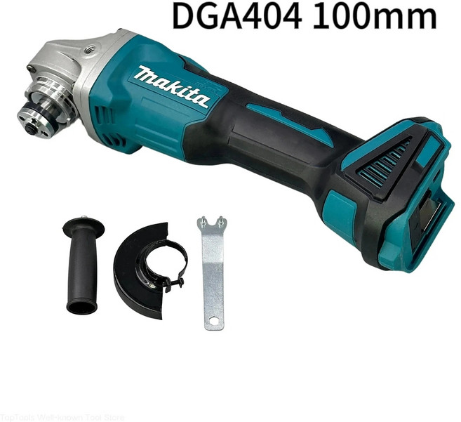 마키타 DGA404 브러시리스 전동 앵글 그라인더 18V 고출력 125mm/100mm 충전식 절단 연마기, 100mm(배터리 미포함)