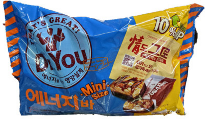 오리온 닥터유 에너지바 미니 퀵차지팩 440g, 1개