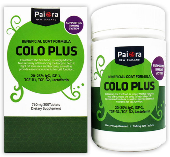 뉴질랜드 산양유 초유 콜로 플러스 파이오라, 1개, 300정