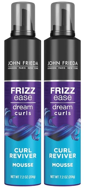 John Frieda 존프리다 프리즈 이즈 드림 컬스 컬 리바이버 무스 USA (A2578-22), 7.2온스 2개입 - 쿠팡