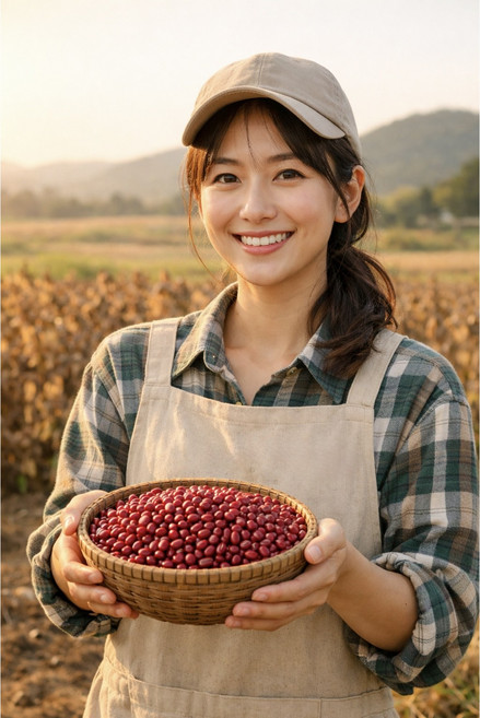 2026년 국내산 토종팥 앵두팥 (농부가직접농사합니다.) 은은한 단맛이 나는 국산 앵두팥 #은은한단맛 #고급진맛 #국산팥 #직접농사, 1개, 앵두팥 500g