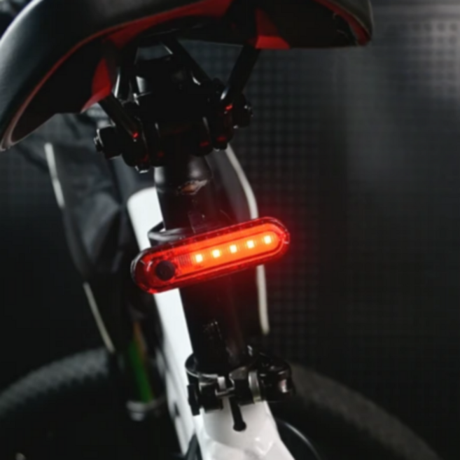 티르비 자전거 후미등 LED C타입 충전식 CTY-75, 지켜줌 레드, 1개