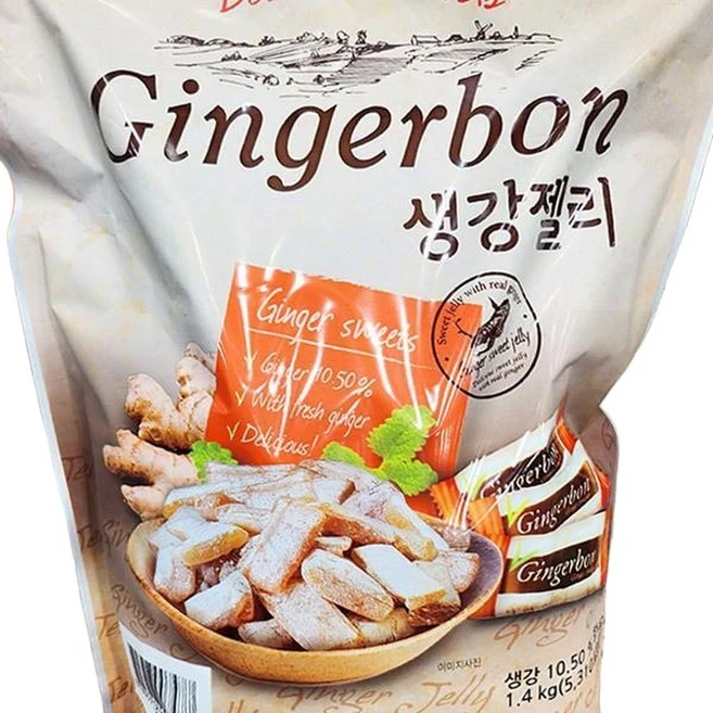 진저본 생강젤리 1.4kg 1개 - 쿠팡