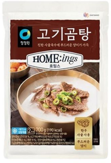 청정원 호밍스 고기곰탕, 700g, 1개