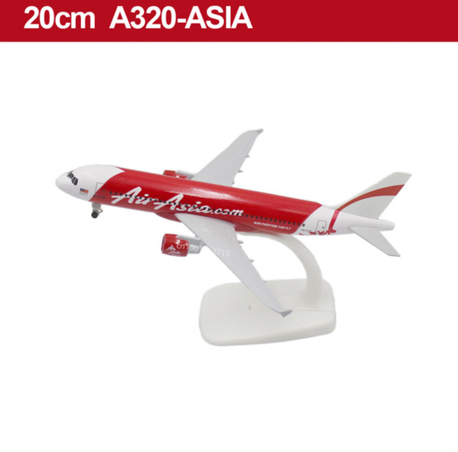20CM 다이캐스트 합금 Antonov An-225 Mriya B747 777 787 A380 350 330 비행기 모델 1400 스케일, [26] A320-ASIA
