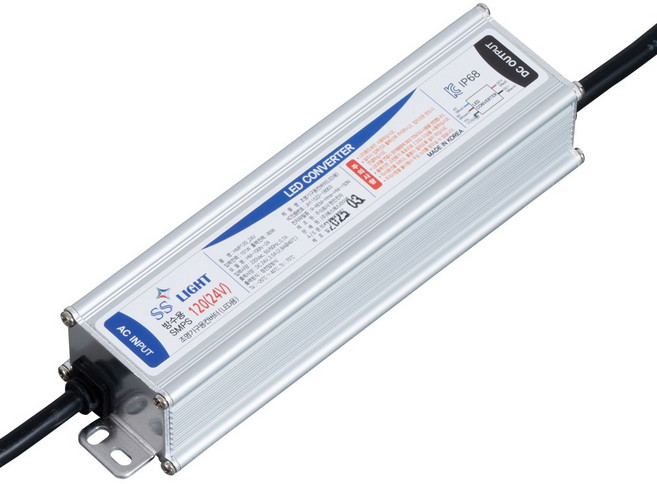 SSLIGHT 방수형 컨버터 SMPS 120W DC24V 안정기 HMP120(BSP120), 1개