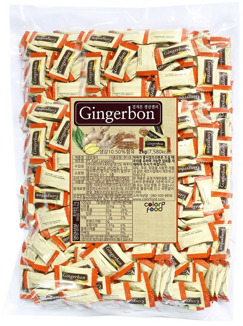 진저본 생강젤리, 2kg, 1개
