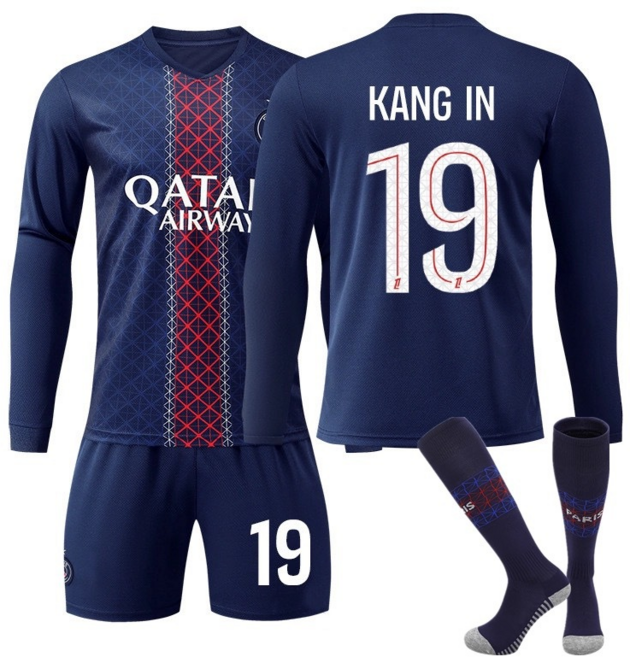 파리생제르맹 25-26시즌 이강인 축구 유니폼, 1세트, no.19 이강인