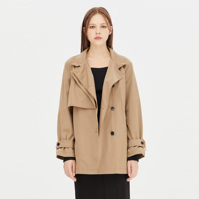 [시슬리(공식)] 중기장 트렌치코트_SACT02341BE