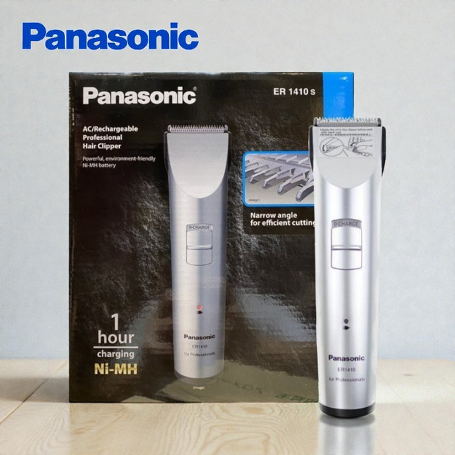 Panasonic ER 1410 S 充電式專業電剪 1小時快充, 1件, Silver