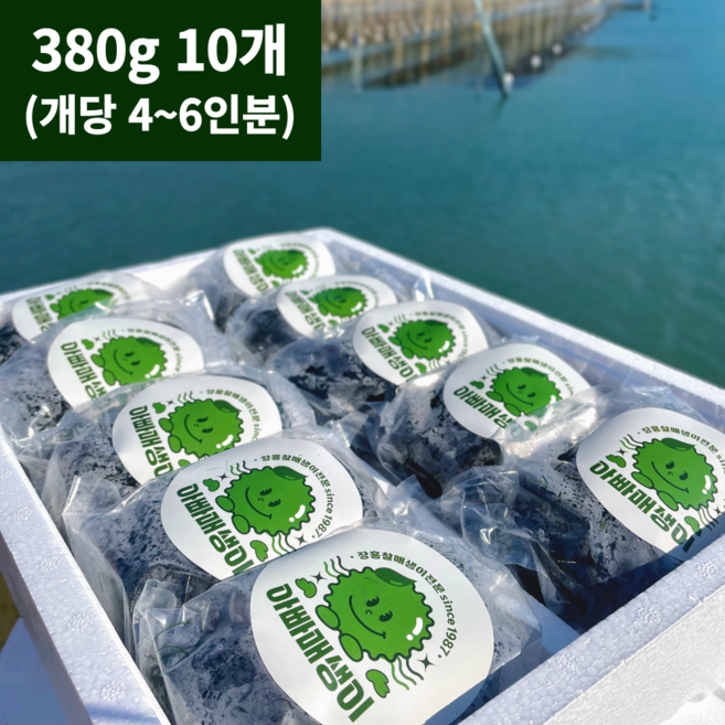 26년 아빠매생이 장흥 내저 찰 햇매생이 생산자직배송 진공포장, 10개, 350g