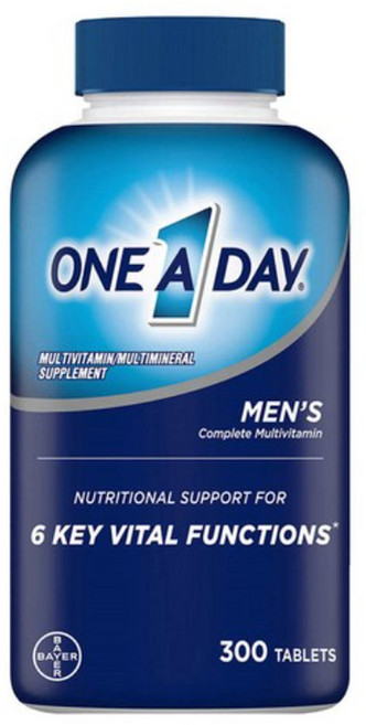 원 어 데이 멀티비타민 50+ 300 정 여성용 & 남성용, 1개, 300정