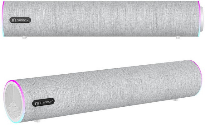 mimax 無線藍牙家庭劇院 Soundbar 簡約設計 居家音響, 明月白, PLAY 3D