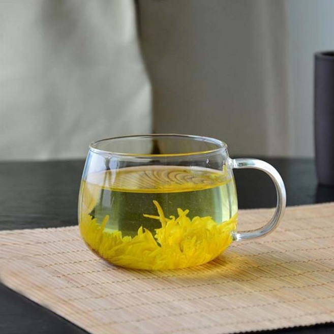 日式玻璃冷水壺套裝, 圓趣杯300ml, 1套, 300L
