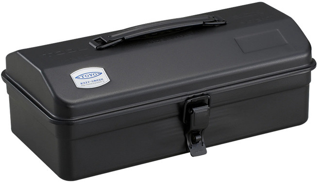 도요스틸 공구함 캠핑 수납함 다용도 정리함 중형 Y-280, 블랙, 1개