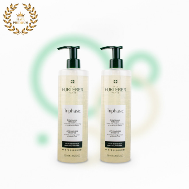 르네휘테르 트리파직 앰플 원플러스원 샴푸 600ml, 1개