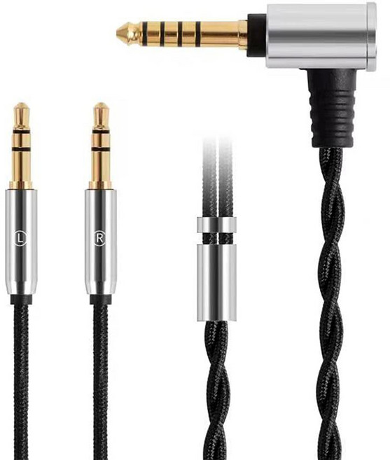 히피만 순다라 아난다용 FAAEAL 교체 케이블 HE4XX /HE-400i /HE560 /HE-350 /HE1000 헤드폰용 업그레이드 케이블 2 5mm /3 /4 4mm에서, 4.4mm Jack