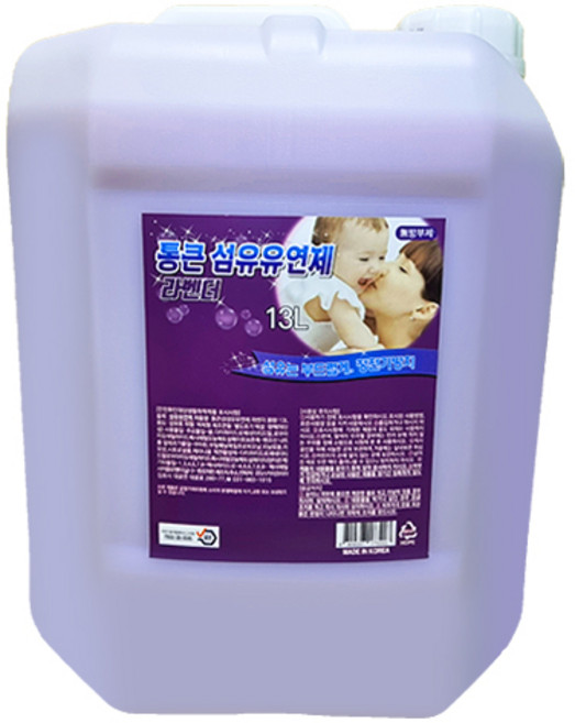 통큰 섬유유연제 라벤더향 본품, 13L, 1개