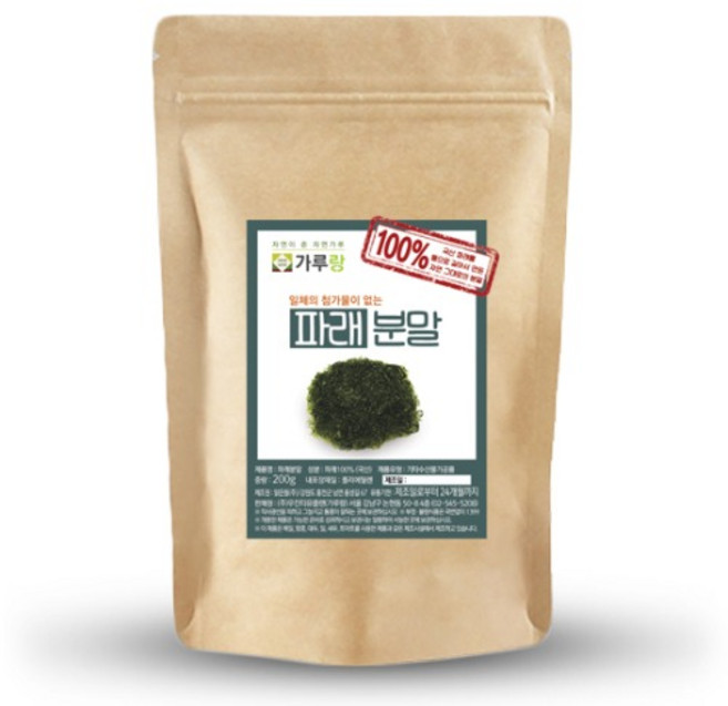 가루랑 % 국산 파래분말 선식, 200g, 1개