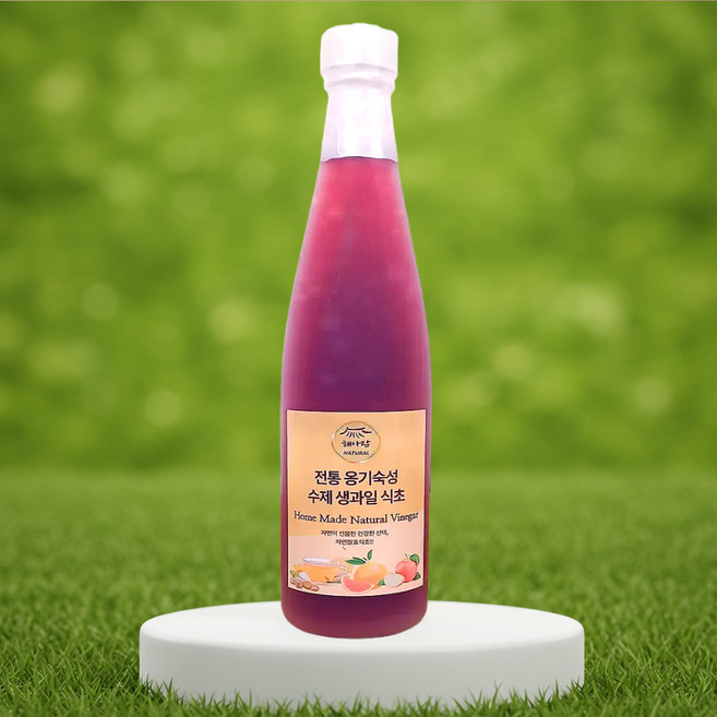 해아람 자연발효 수제 저온숙성 다이어트 건강 발효 자몽식초, 2개, 500ml