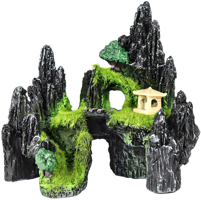 모비딕 장식용 바위산 중 F059S 수석, 1개