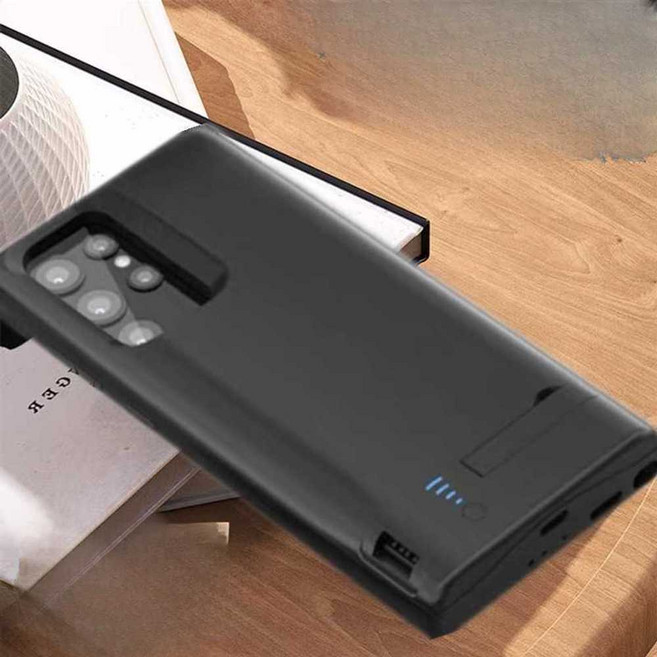 케이스형 보조배터리 갤럭시 S22 S21 시리즈 외장 케이스 겸용 충전기 폰 고속, 7. 20000mAh S21 블랙, 1개