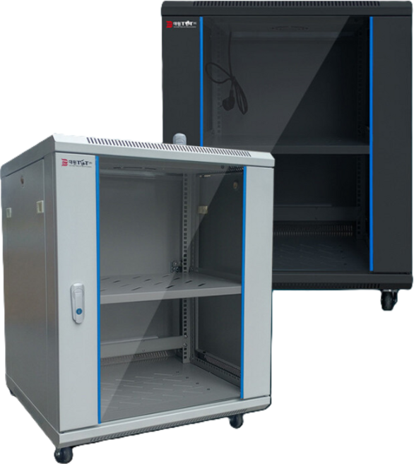 대원 허브랙 랙마운트 15U H750xD600xW600 CCTV 허브 공유기 보관 인터넷 공사, 1개, 그레이 착불