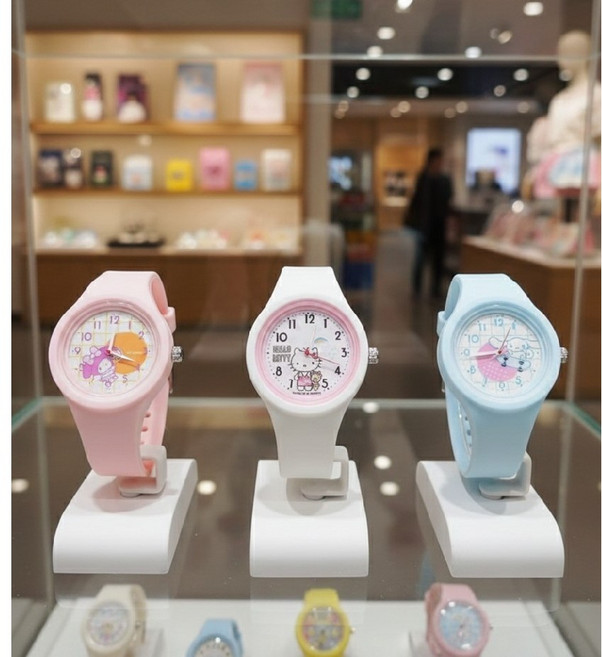 보자마자사 실리콘 산리오 손목시계