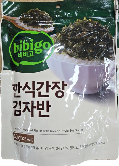 비비고 한식간장 김자반, 50g, 6개